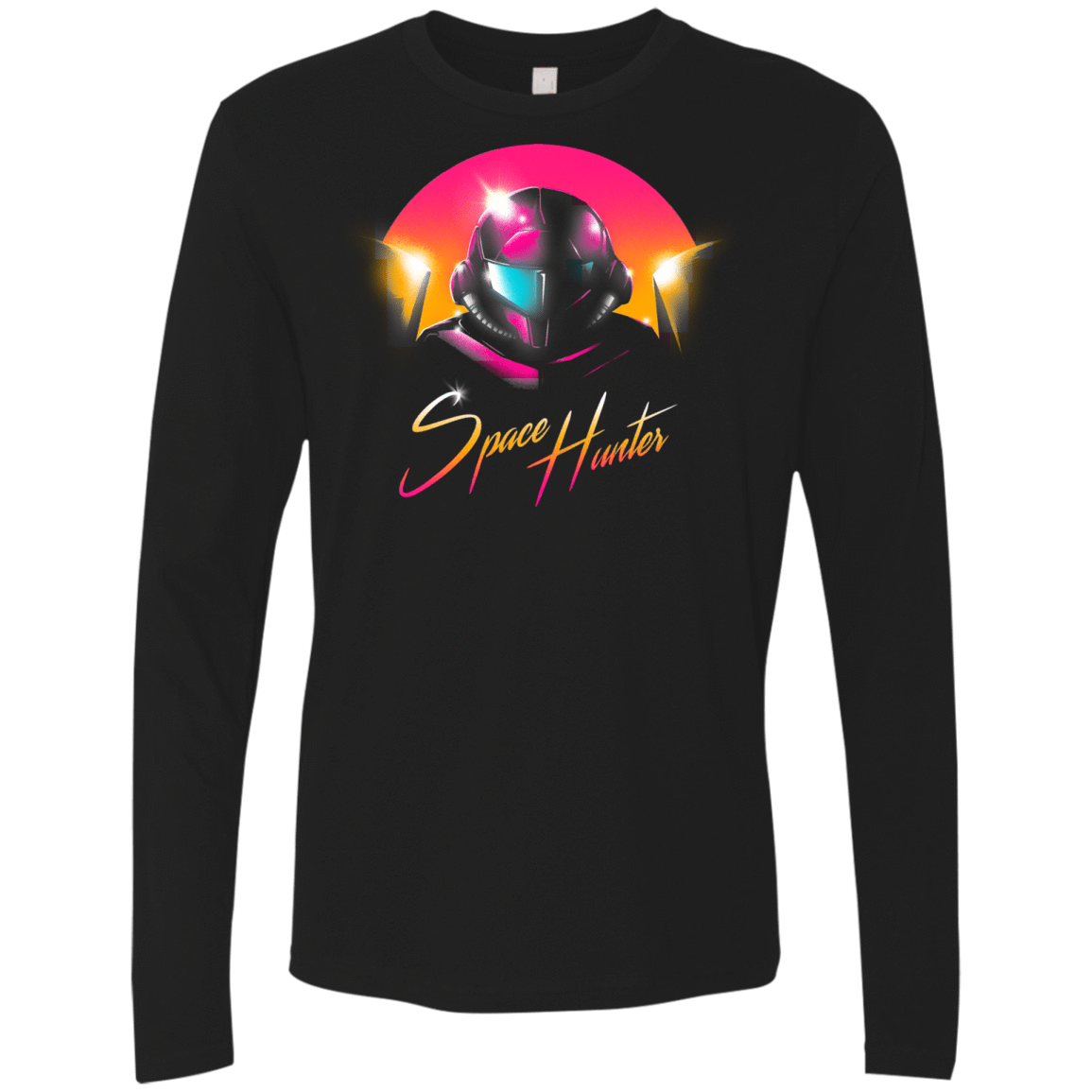 T-Shirts Black / S The Space Hunter Men's Premium Long Sleeve