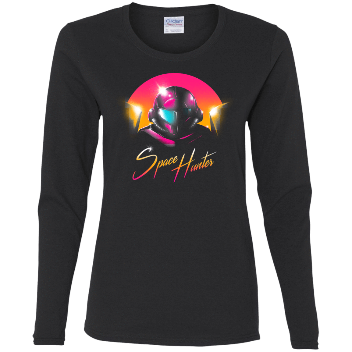 T-Shirts Black / S The Space Hunter Women's Long Sleeve T-Shirt
