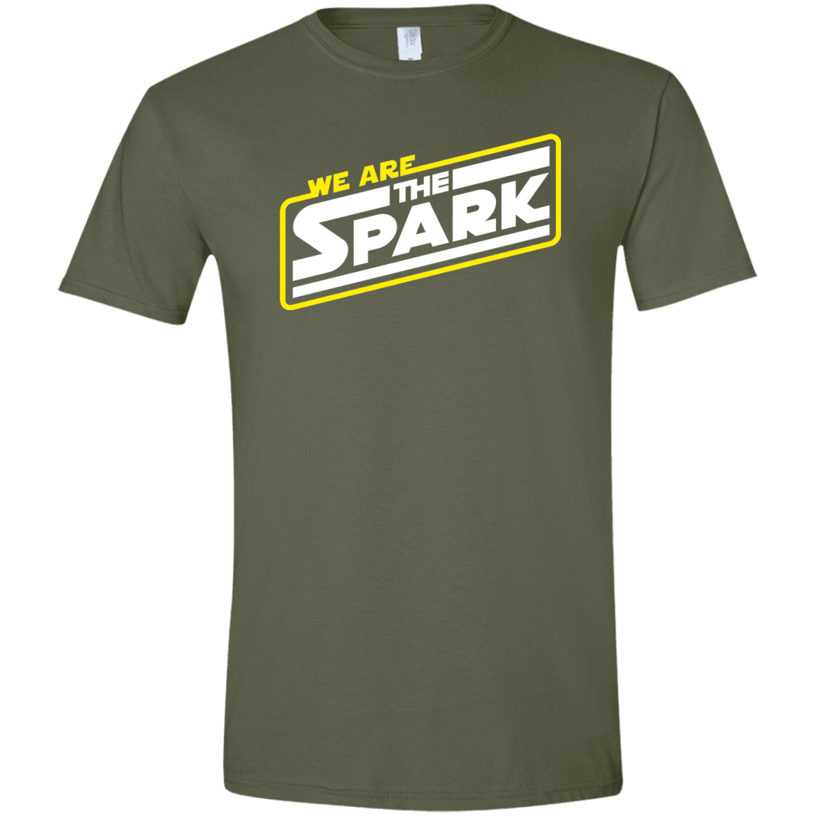 T-Shirts Military Green / S The Spark Men's Semi-Fitted Softstyle