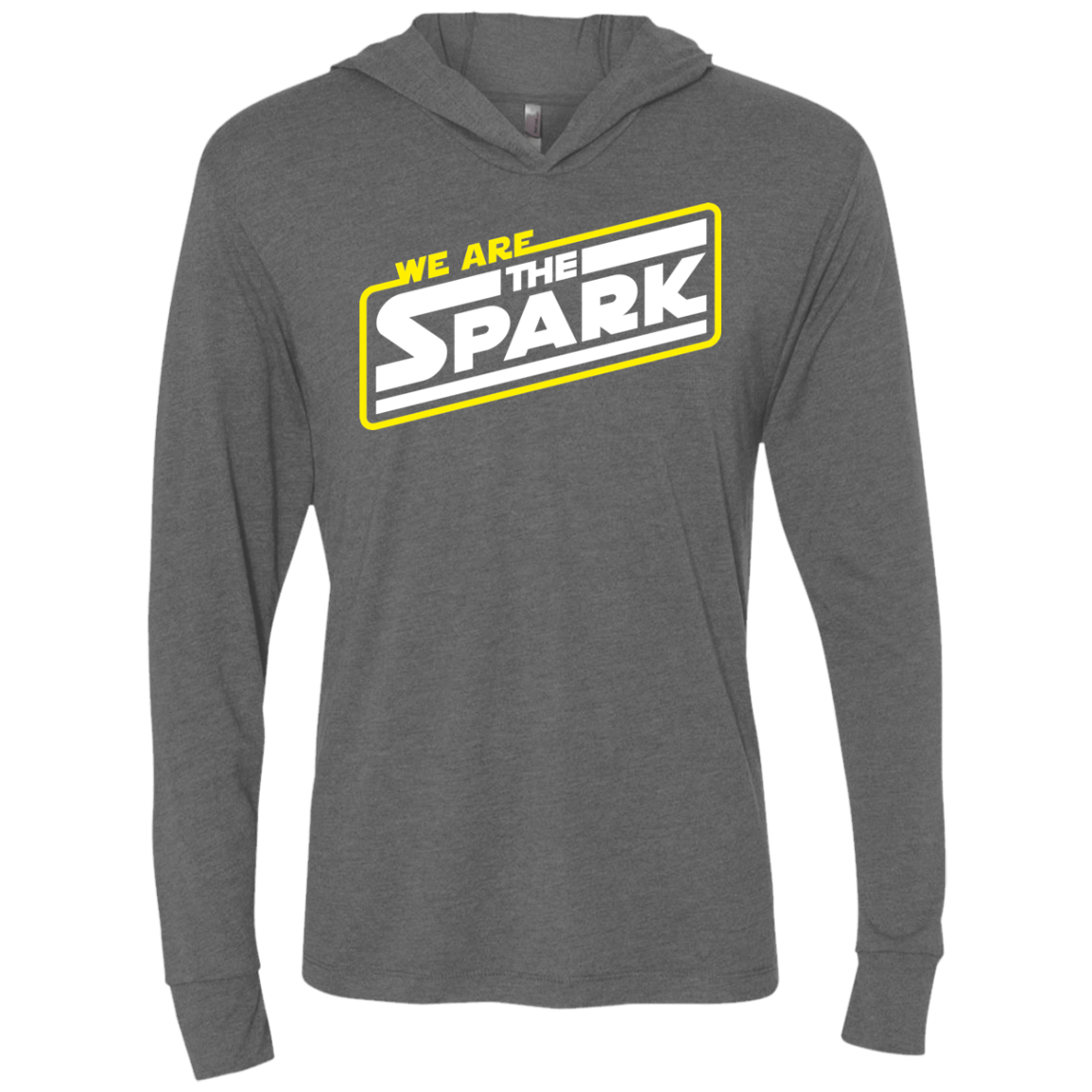 T-Shirts Premium Heather / X-Small The Spark Triblend Long Sleeve Hoodie Tee