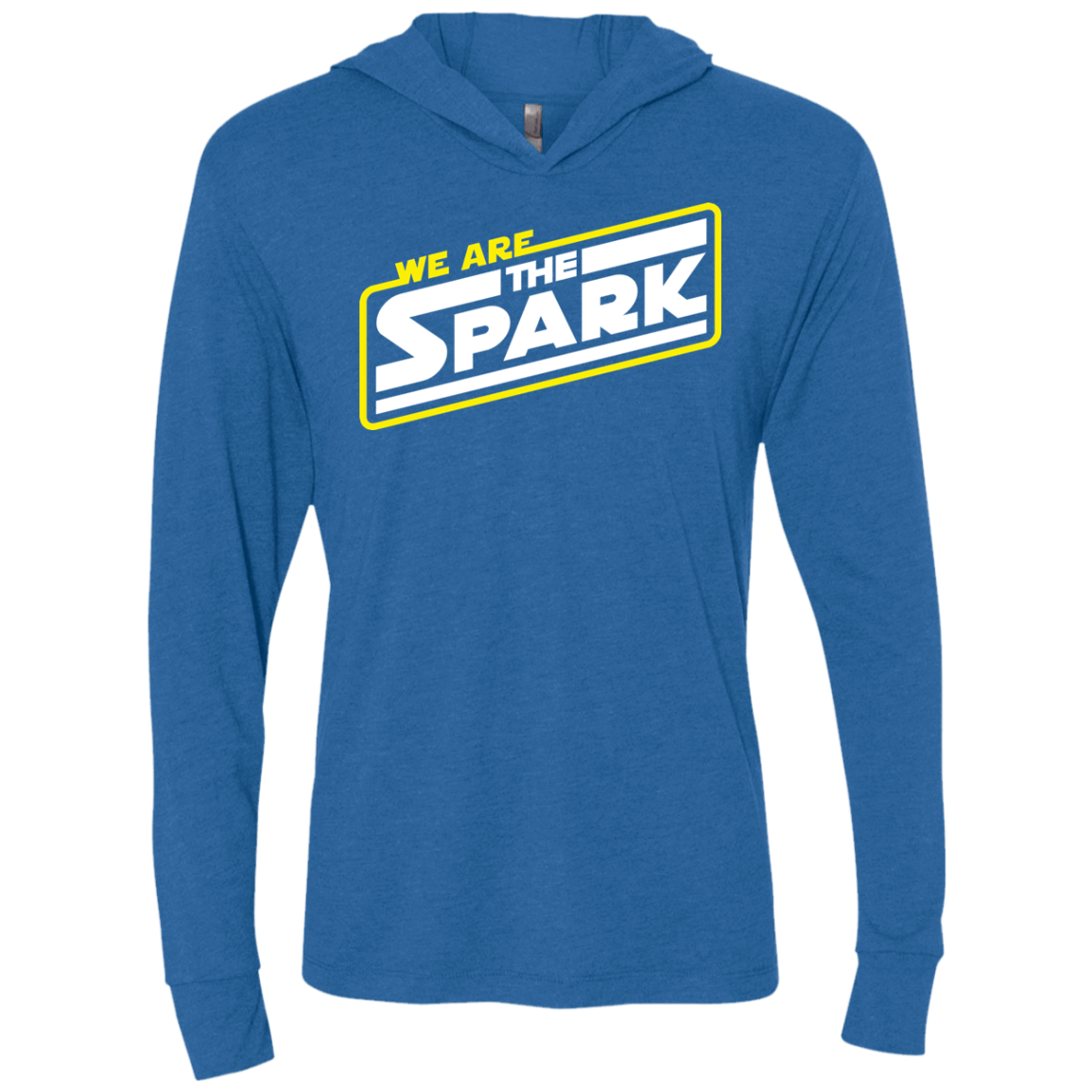 T-Shirts Vintage Royal / X-Small The Spark Triblend Long Sleeve Hoodie Tee