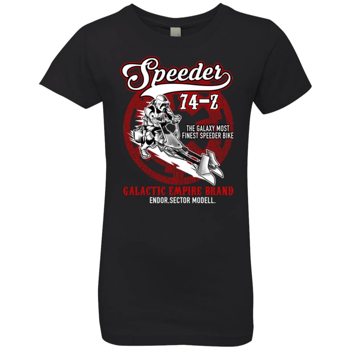 T-Shirts Black / YXS The Speeder Girls Premium T-Shirt