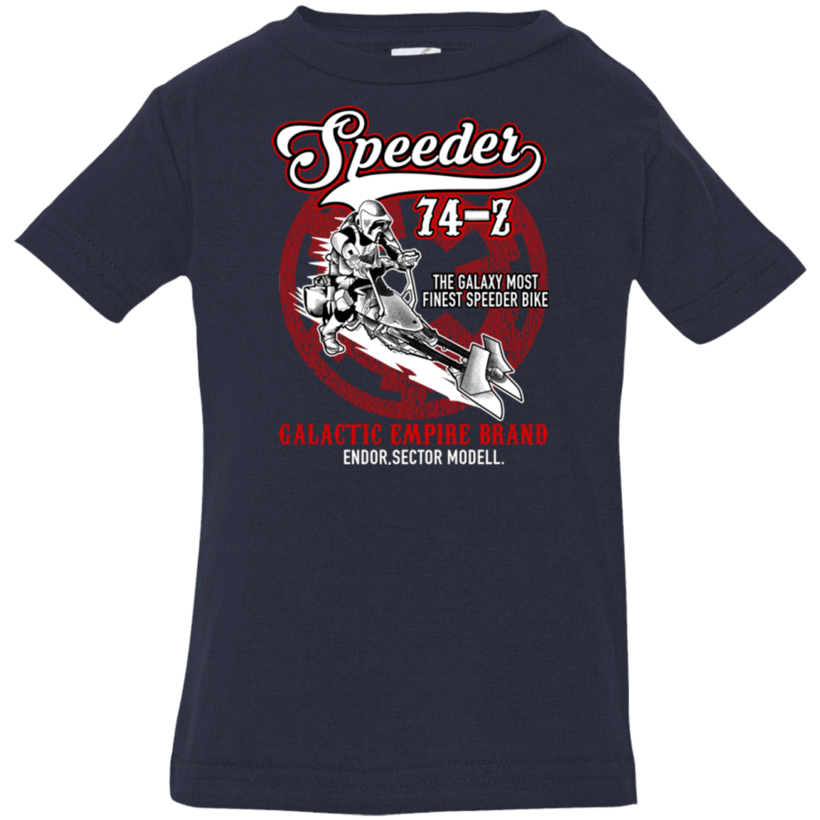 T-Shirts Navy / 6 Months The Speeder Infant Premium T-Shirt