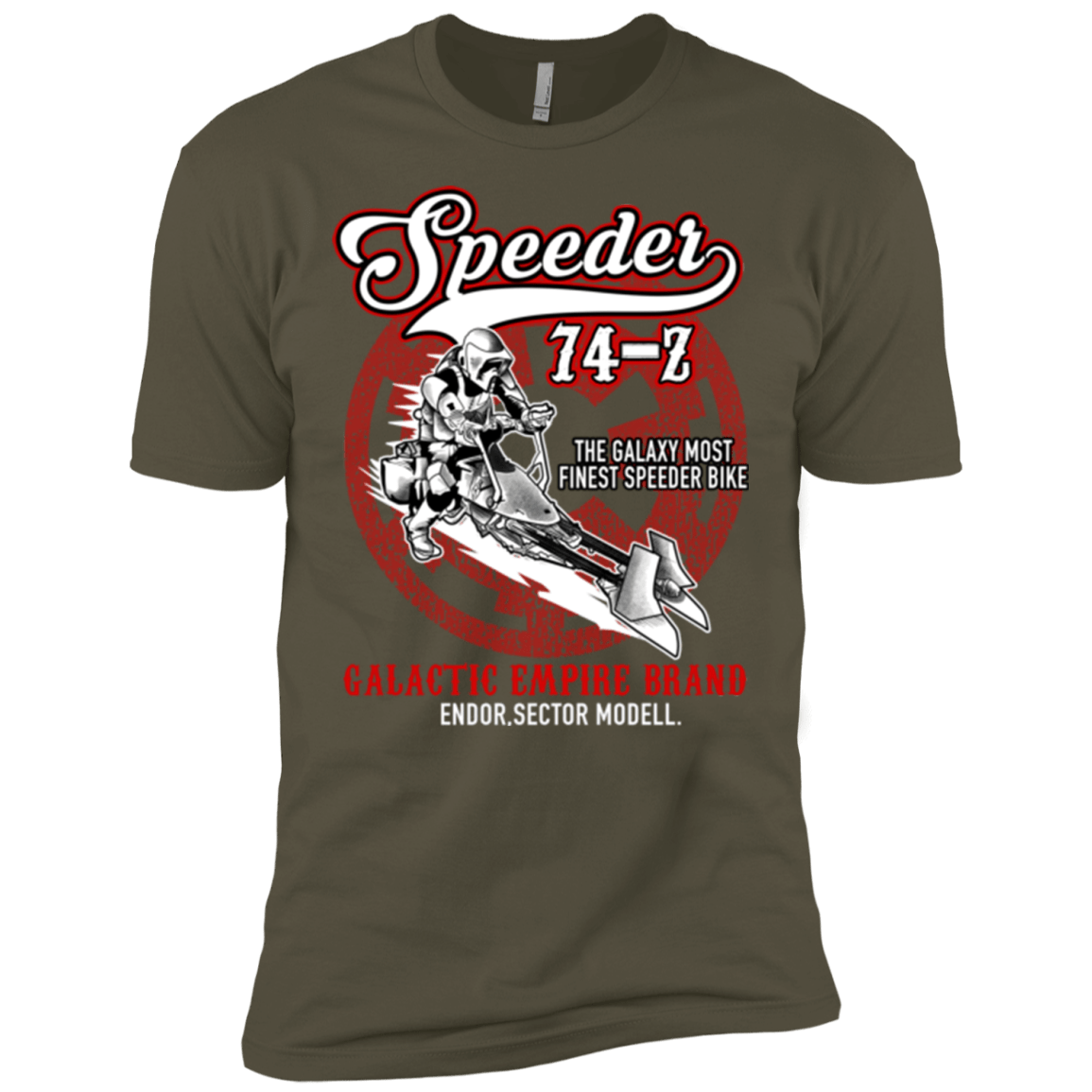 T-Shirts Military Green / X-Small The Speeder Men's Premium T-Shirt