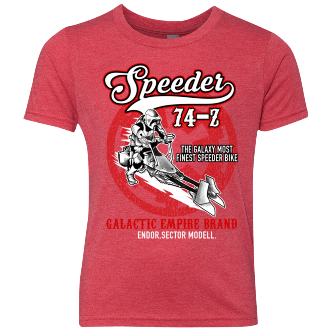 T-Shirts Vintage Red / YXS The Speeder Youth Triblend T-Shirt