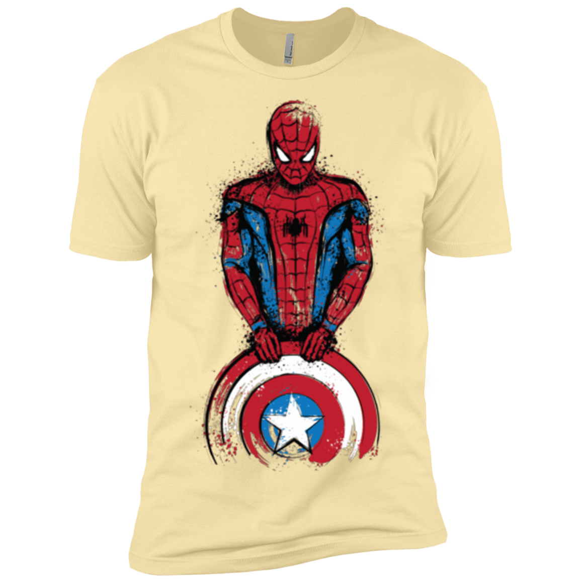 T-Shirts Banana Cream / X-Small The Spider is Coming Men's Premium T-Shirt