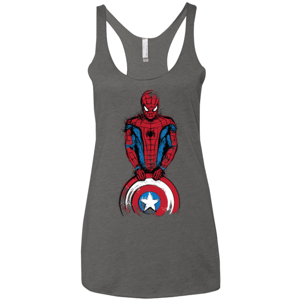 T-Shirts Premium Heather / X-Small The Spider is Coming Women's Triblend Racerback Tank
