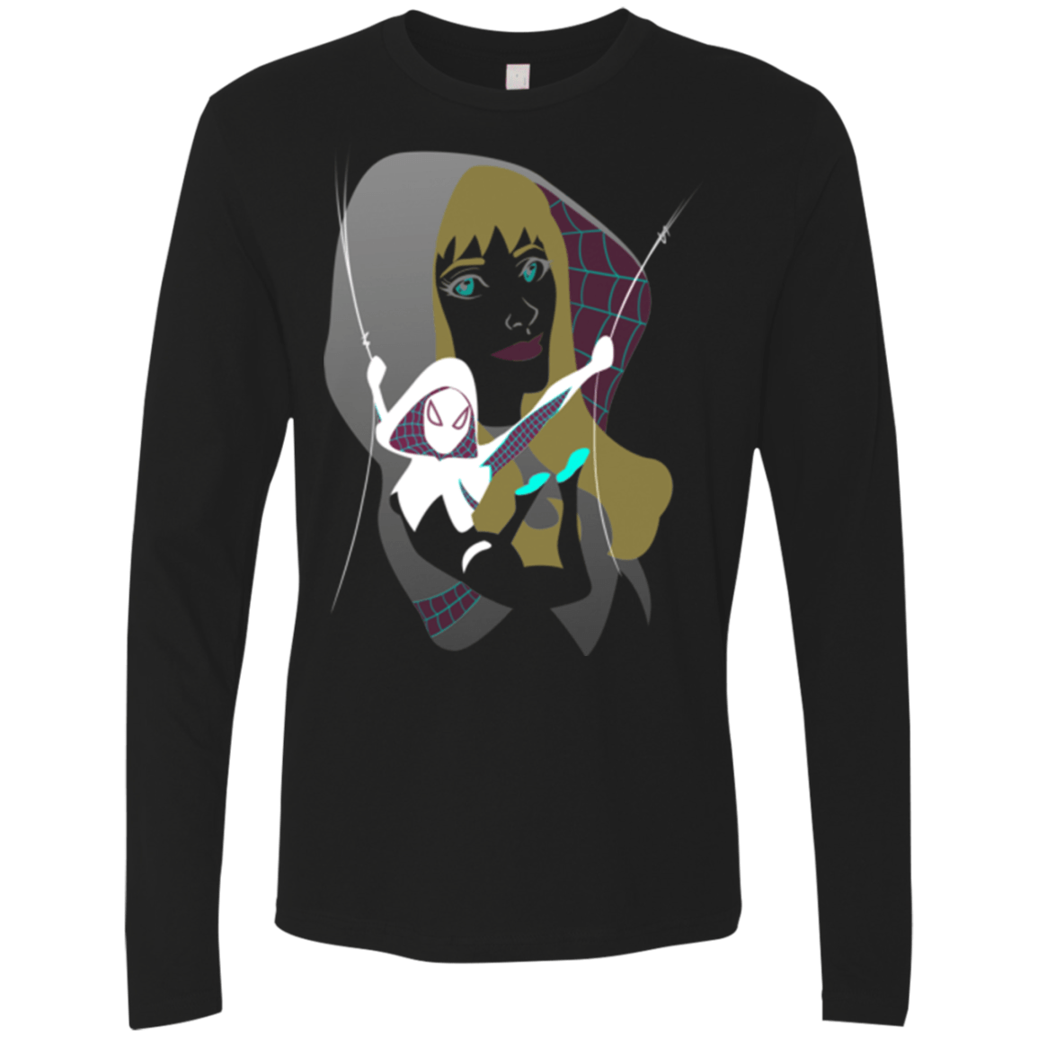 T-Shirts Black / Small The Spider Men's Premium Long Sleeve