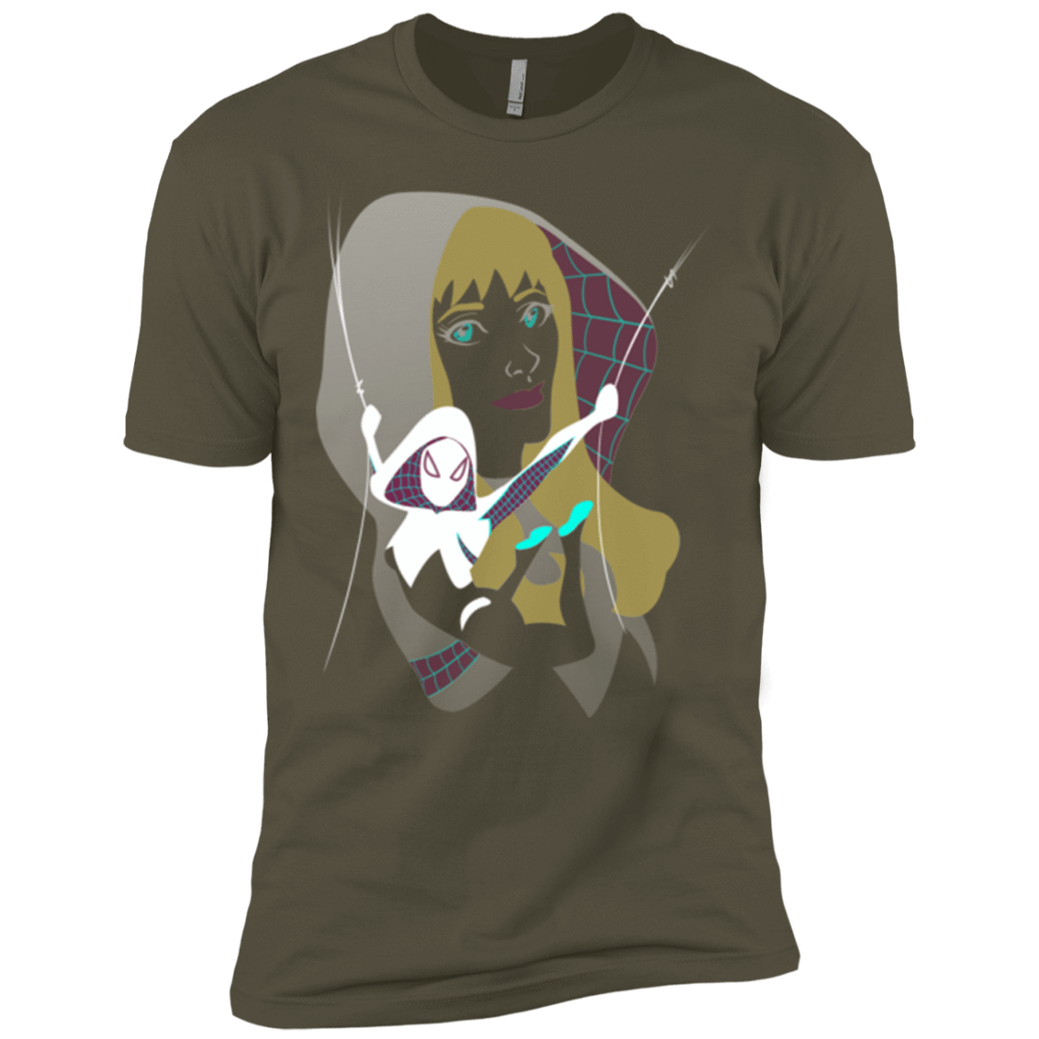 T-Shirts Military Green / X-Small The Spider Men's Premium T-Shirt