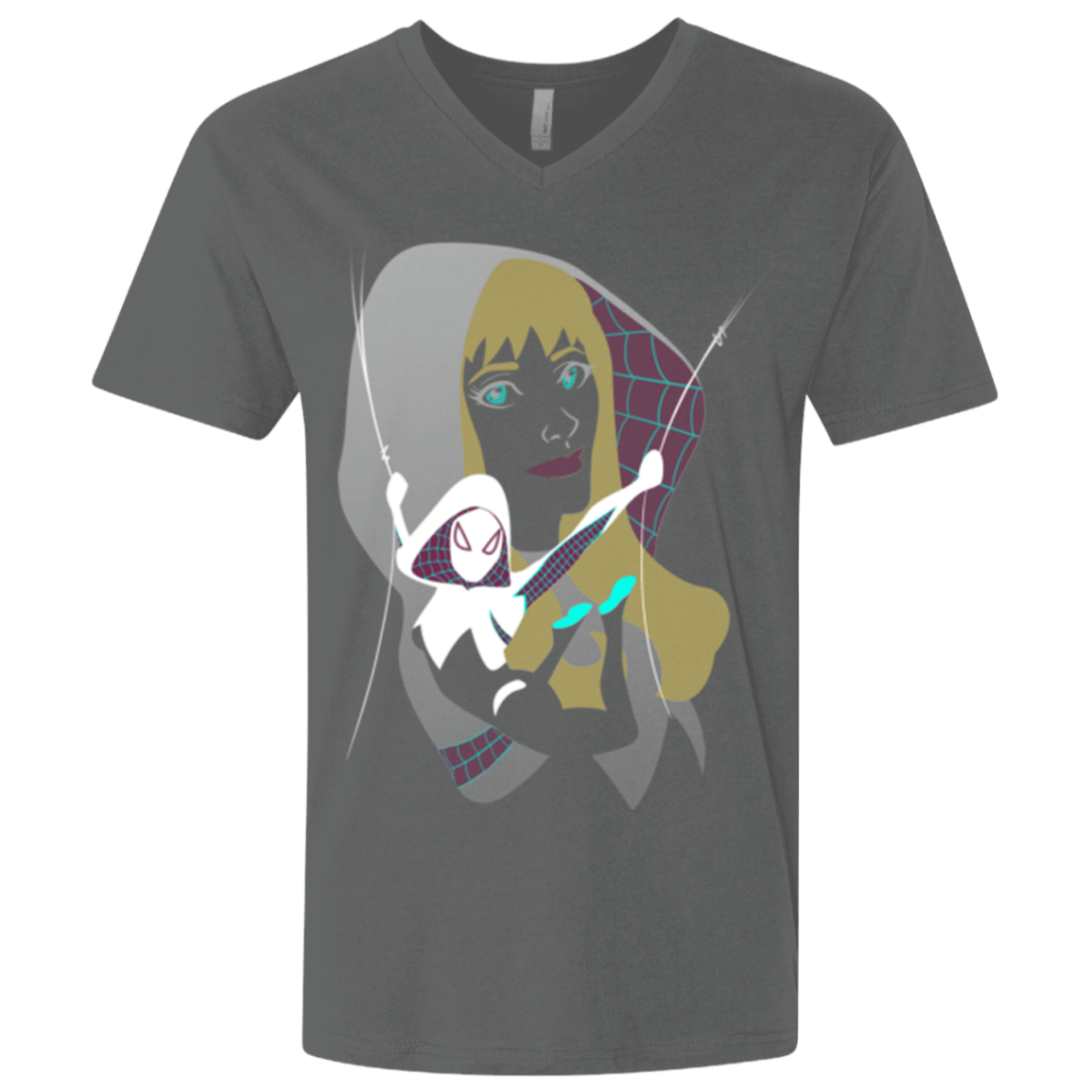 T-Shirts Heavy Metal / X-Small The Spider Men's Premium V-Neck