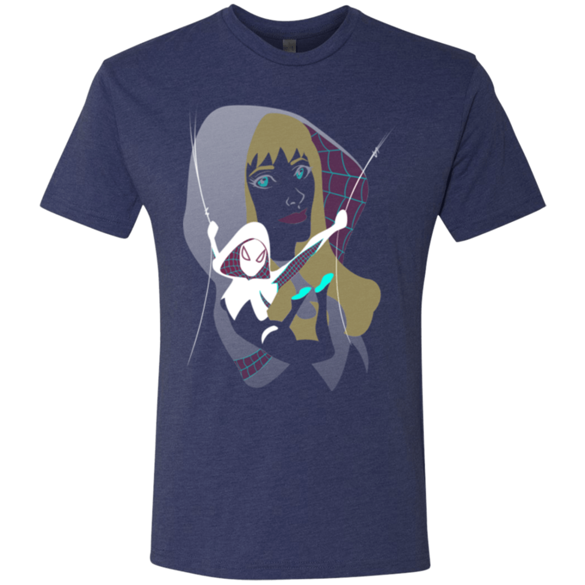 T-Shirts Vintage Navy / Small The Spider Men's Triblend T-Shirt