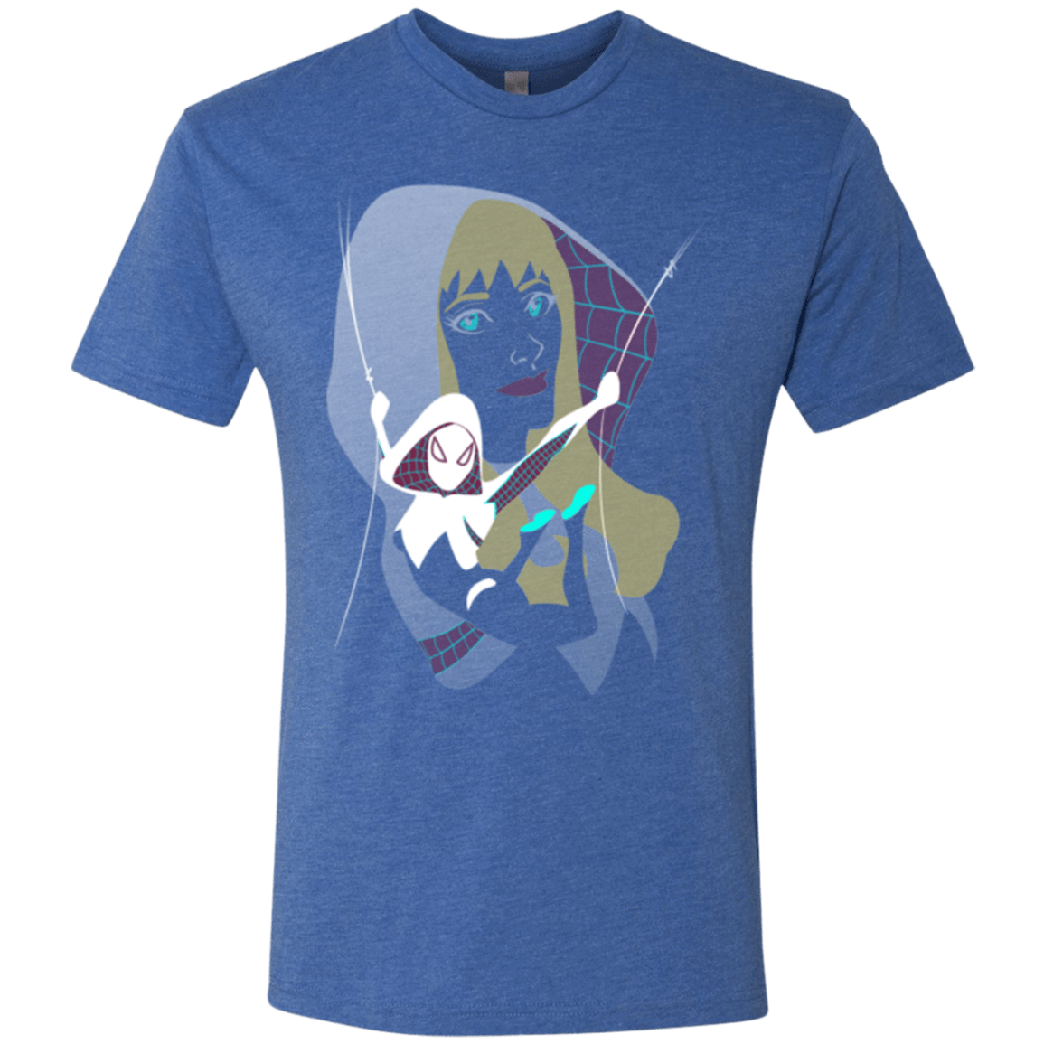 T-Shirts Vintage Royal / Small The Spider Men's Triblend T-Shirt