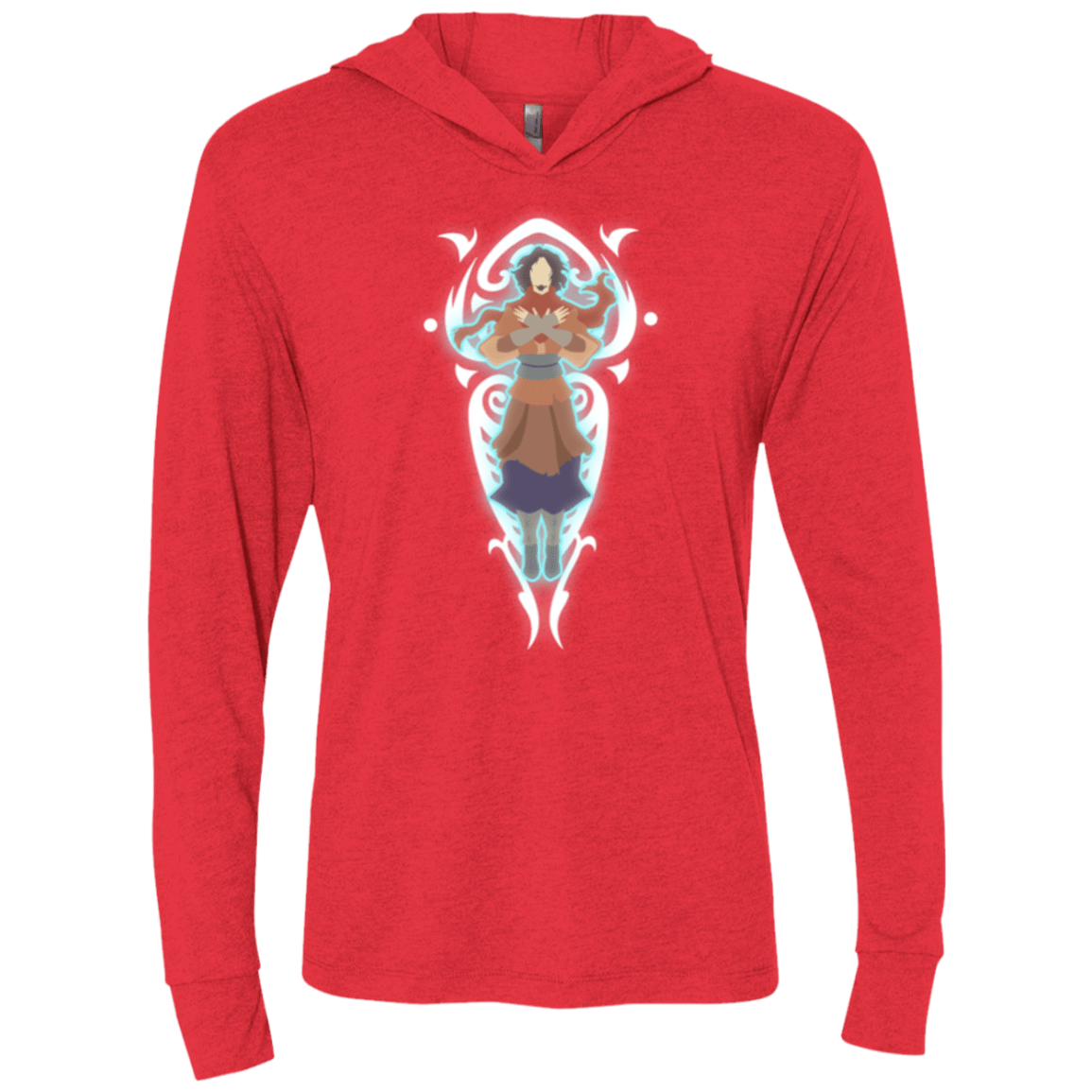 T-Shirts Vintage Red / X-Small The Spirit of the Avatar Triblend Long Sleeve Hoodie Tee