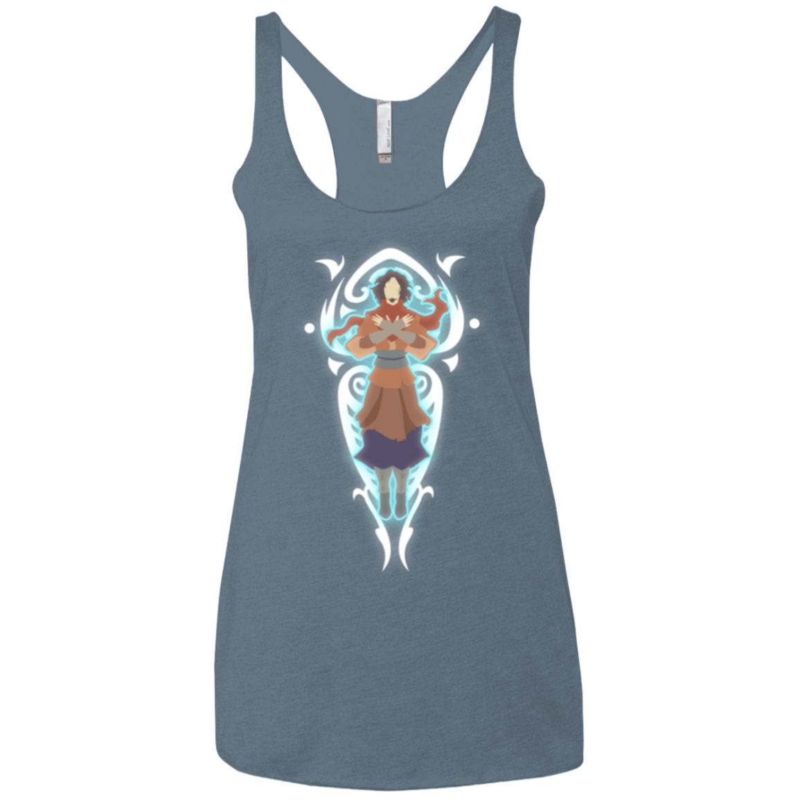 T-Shirts Indigo / X-Small The Spirit of the Avatar Women's Triblend Racerback Tank