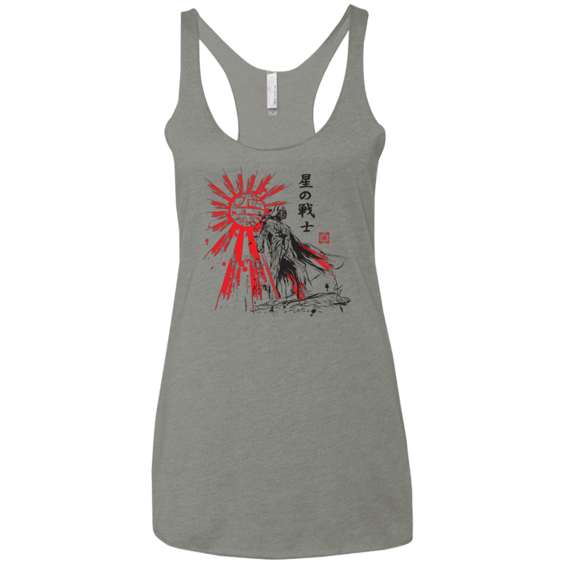 T-Shirts Venetian Grey / X-Small The Star Warrior Women's Triblend Racerback Tank