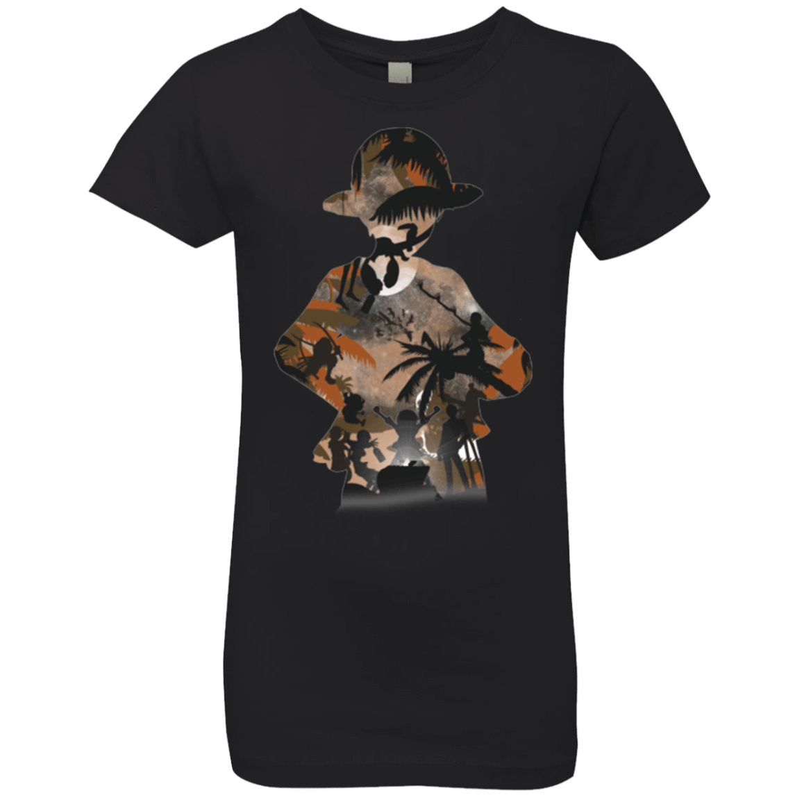 T-Shirts Black / YXS The Straw Hat Crew Girls Premium T-Shirt