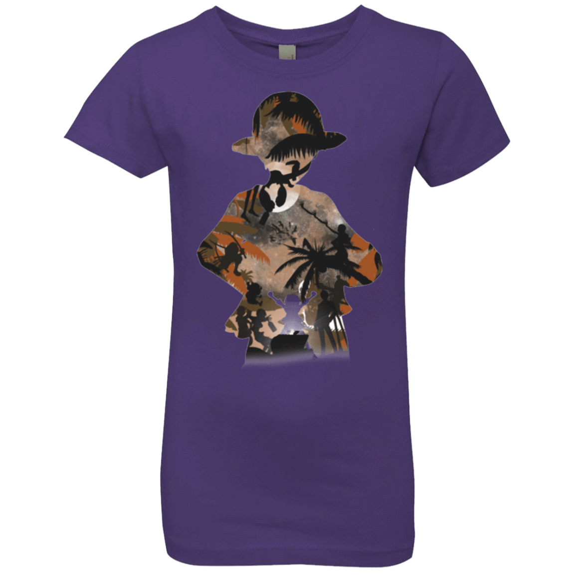 T-Shirts Purple Rush / YXS The Straw Hat Crew Girls Premium T-Shirt