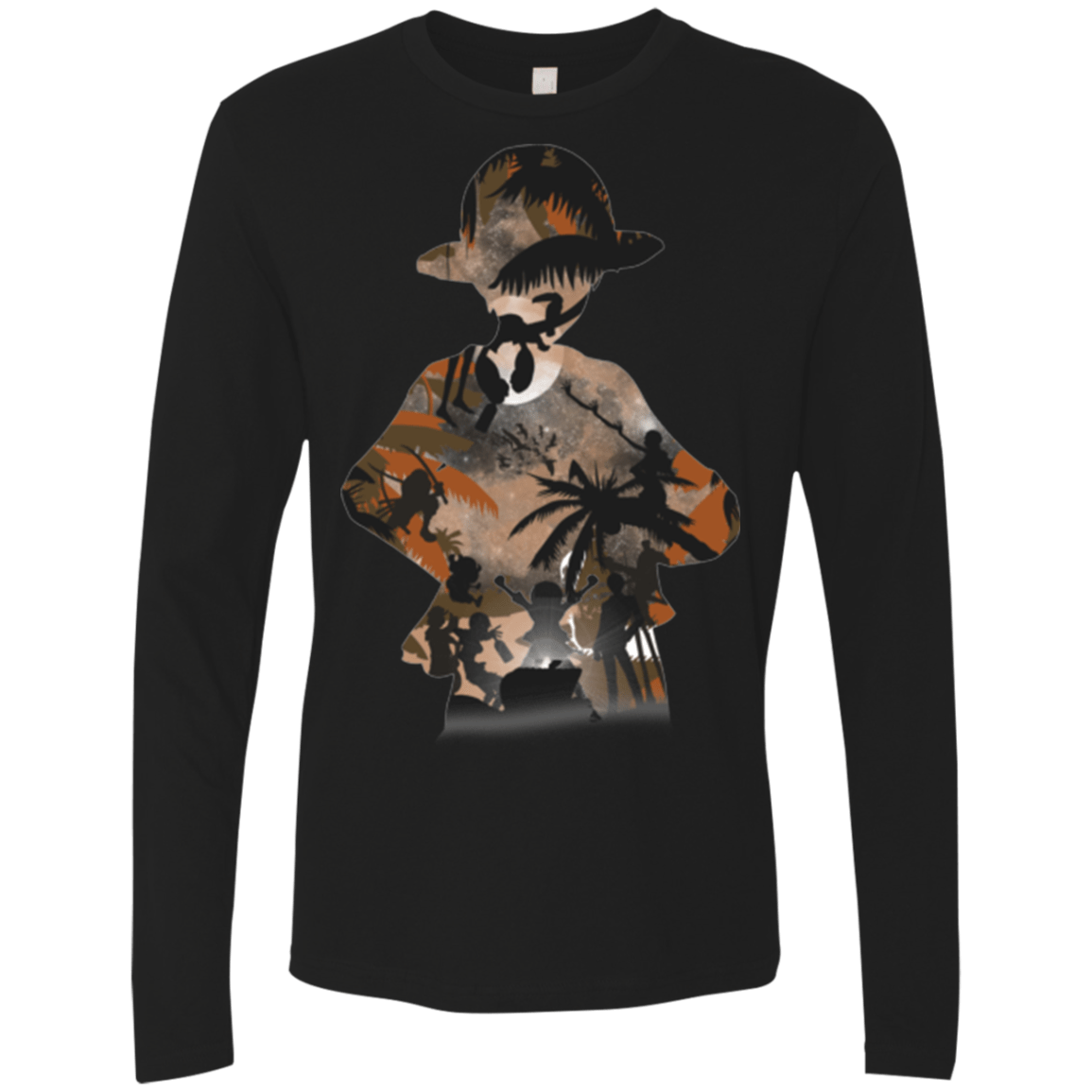 T-Shirts Black / Small The Straw Hat Crew Men's Premium Long Sleeve