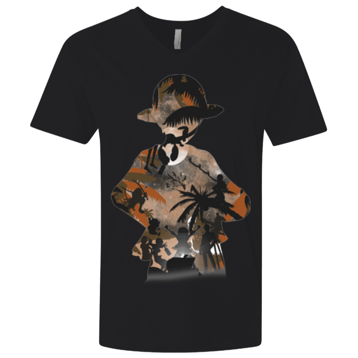 T-Shirts Black / X-Small The Straw Hat Crew Men's Premium V-Neck