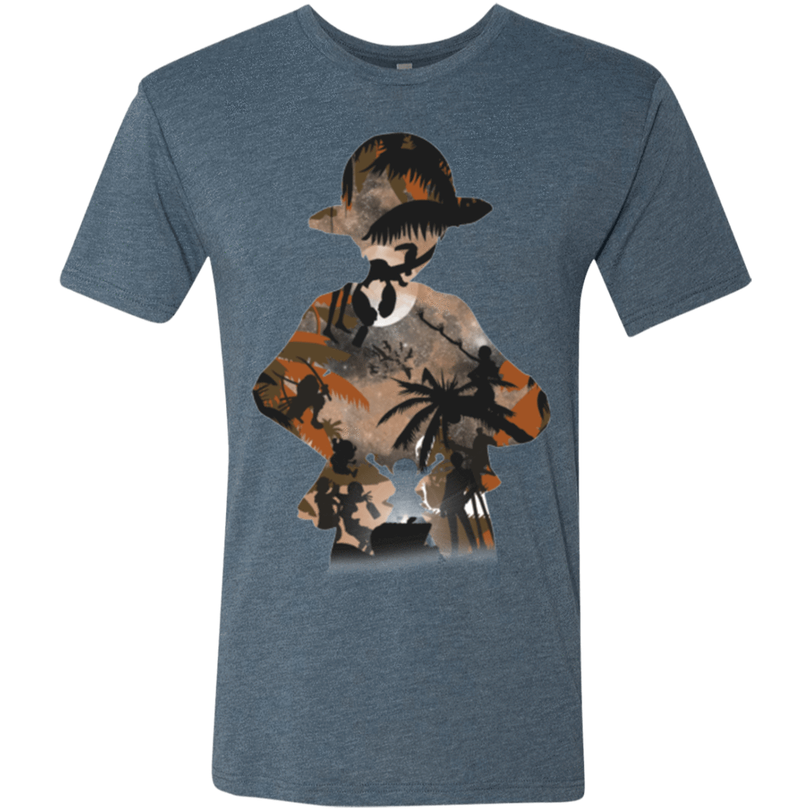 T-Shirts Indigo / Small The Straw Hat Crew Men's Triblend T-Shirt