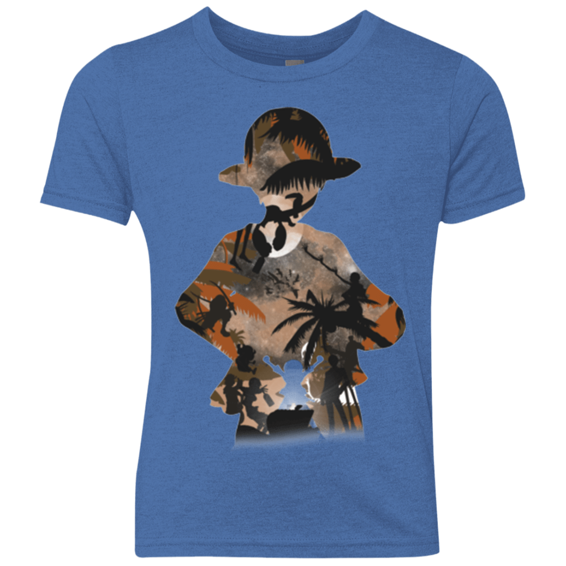 T-Shirts Vintage Royal / YXS The Straw Hat Crew Youth Triblend T-Shirt