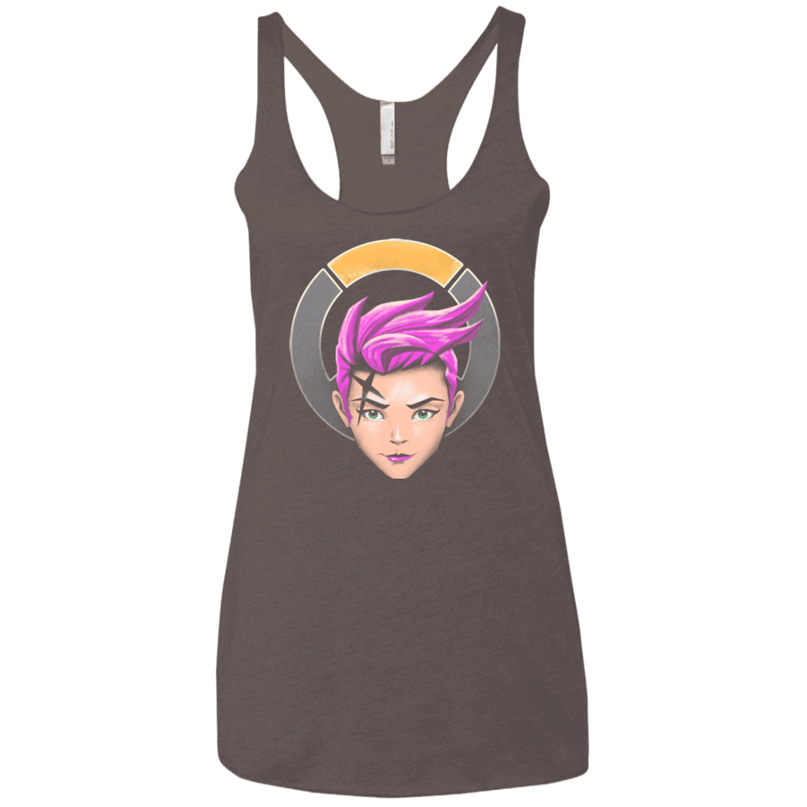 T-Shirts Macchiato / X-Small The Strong Woman Women's Triblend Racerback Tank