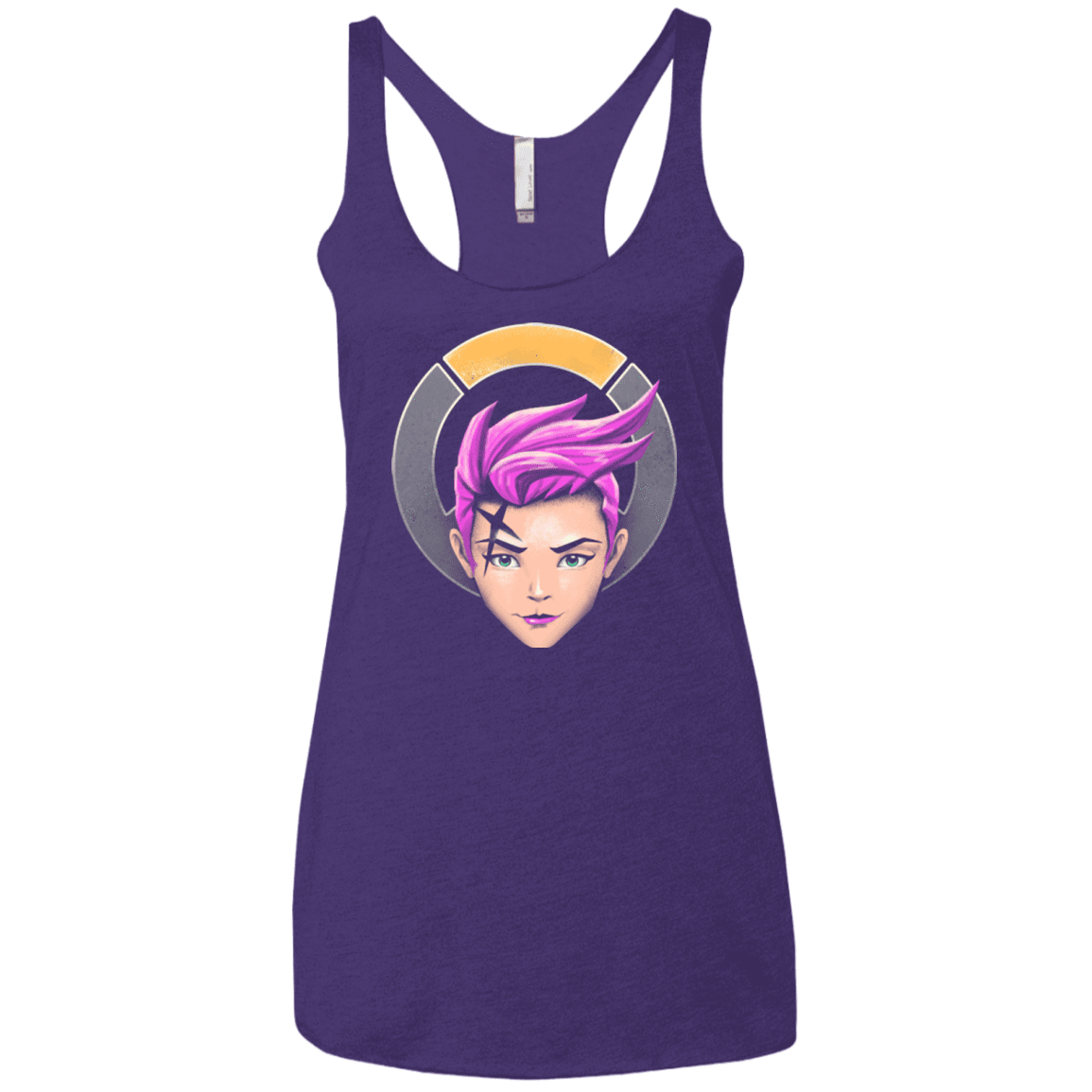 T-Shirts Purple Rush / X-Small The Strong Woman Women's Triblend Racerback Tank