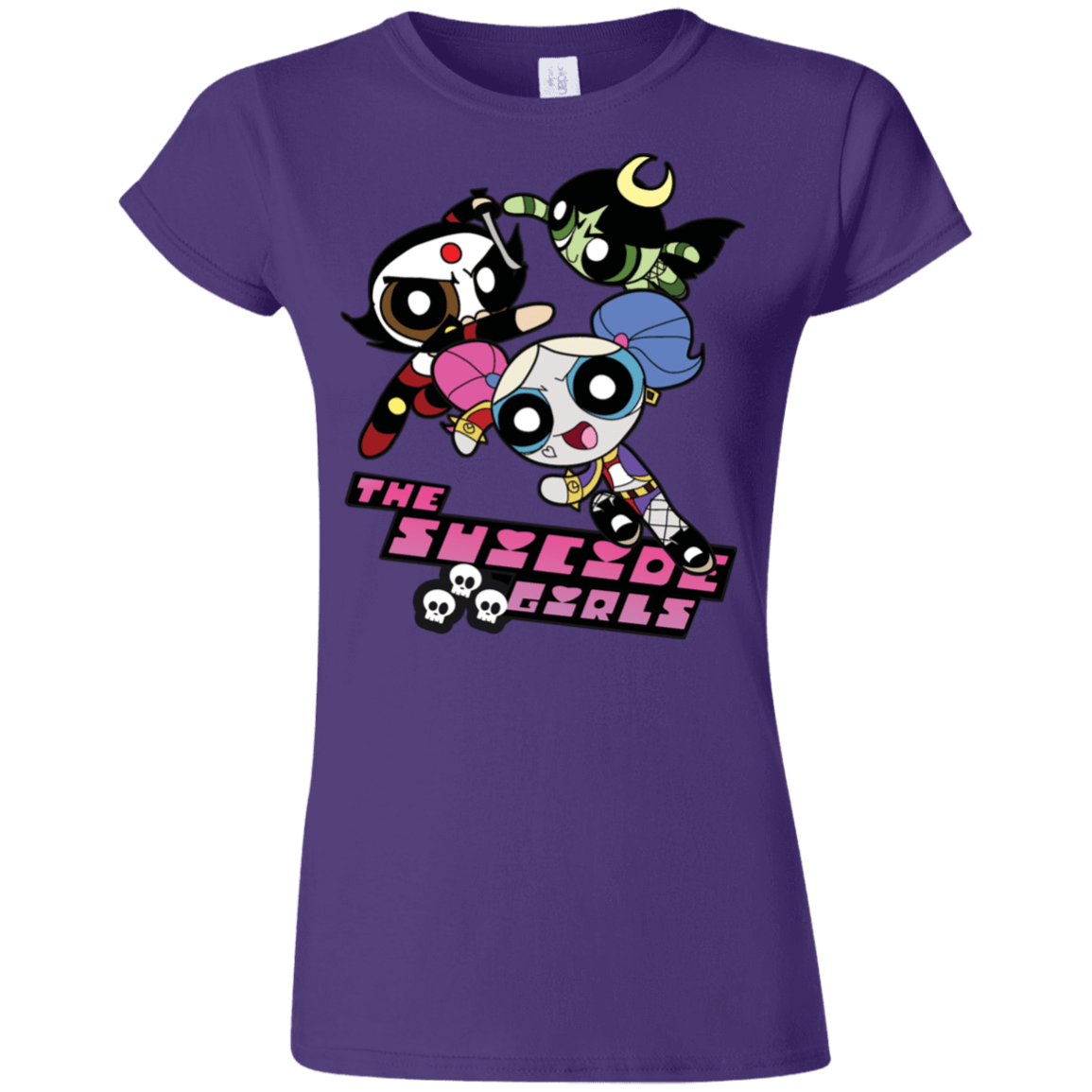 T-Shirts Purple / S The Suicide Girls Junior Slimmer-Fit T-Shirt