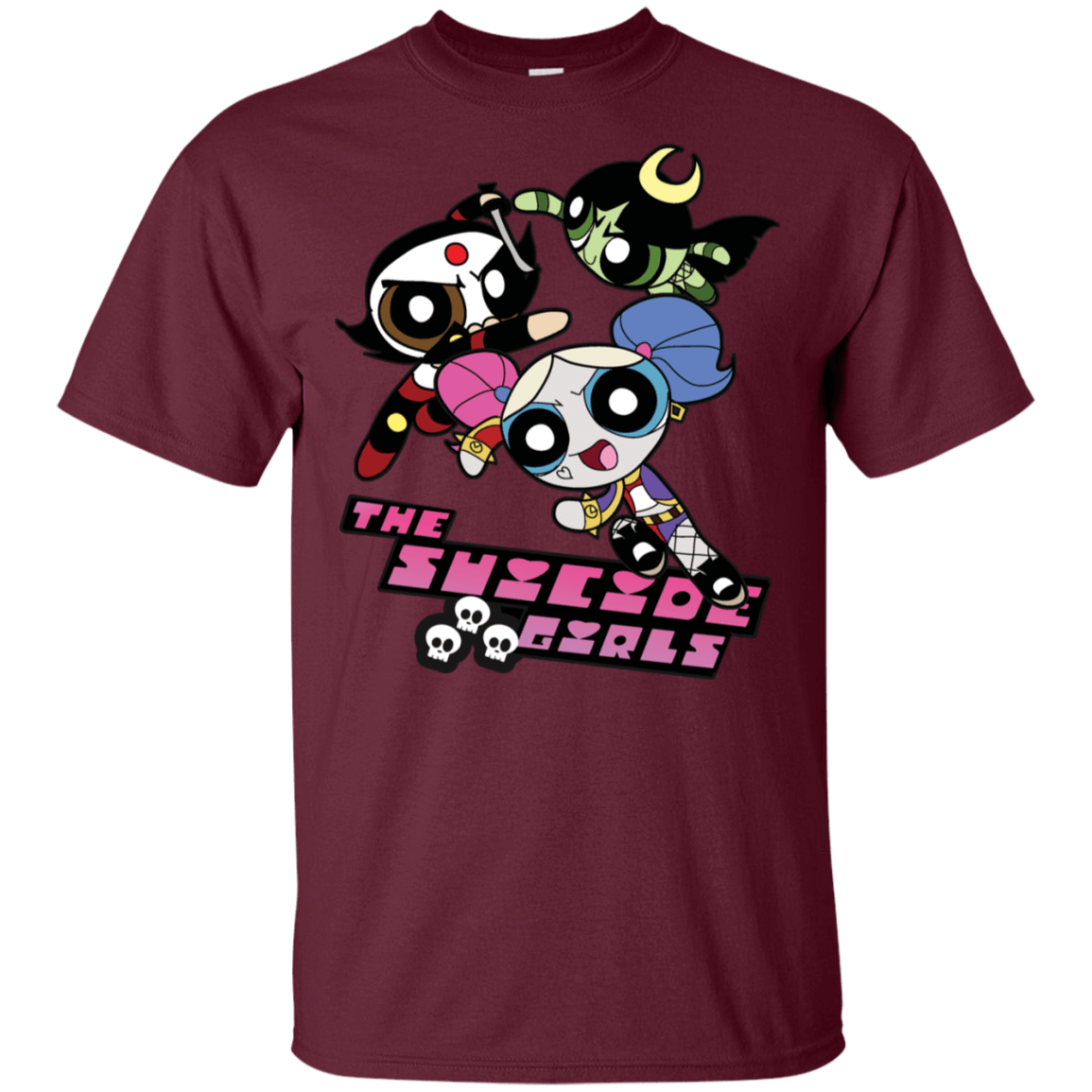 T-Shirts Maroon / S The Suicide Girls T-Shirt