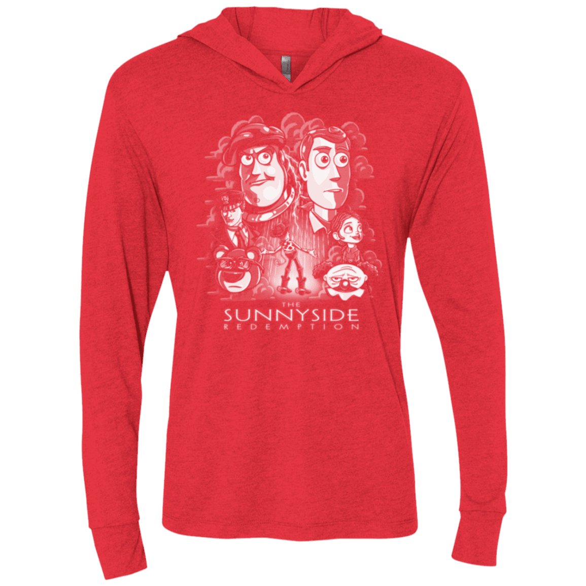 The Sunnyside Redemption Triblend Long Sleeve Hoodie Tee