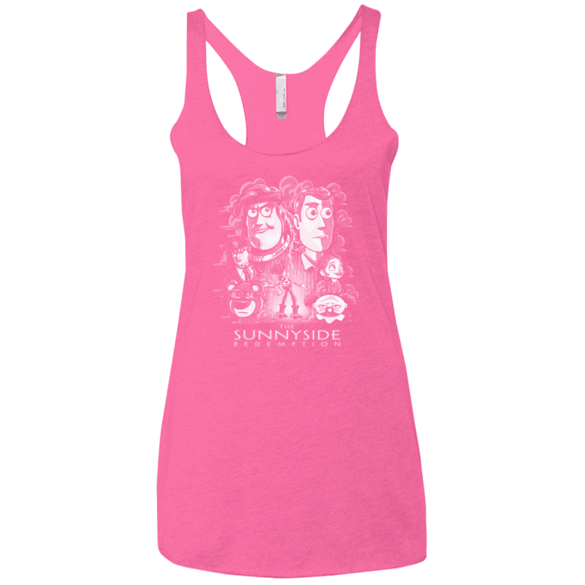 T-Shirts Vintage Pink / X-Small The Sunnyside Redemption Women's Triblend Racerback Tank