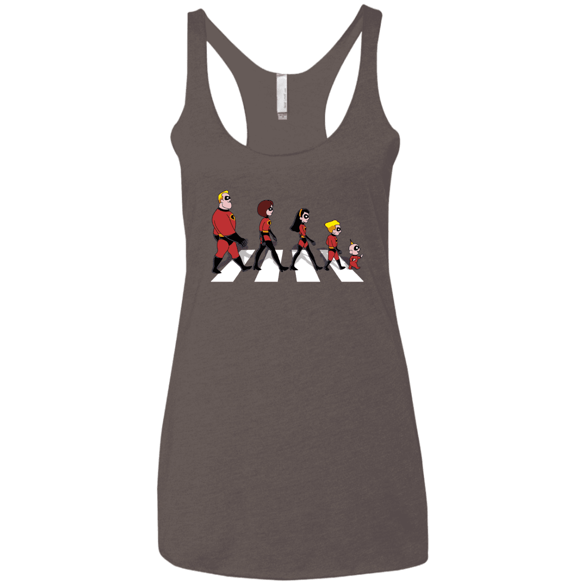 T-Shirts Macchiato / X-Small The Supers Women's Triblend Racerback Tank