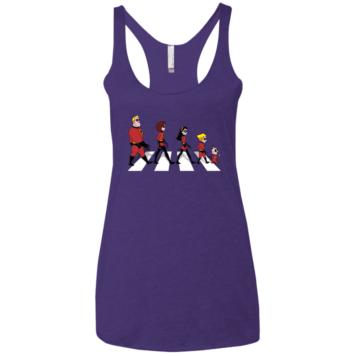 T-Shirts Purple Rush / X-Small The Supers Women's Triblend Racerback Tank