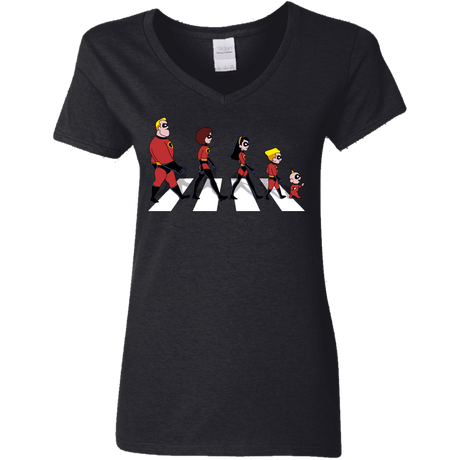 T-Shirts Black / S The Supers Women's V-Neck T-Shirt