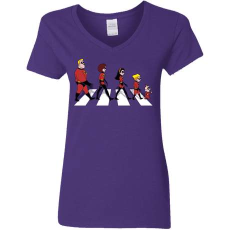 T-Shirts Purple / S The Supers Women's V-Neck T-Shirt