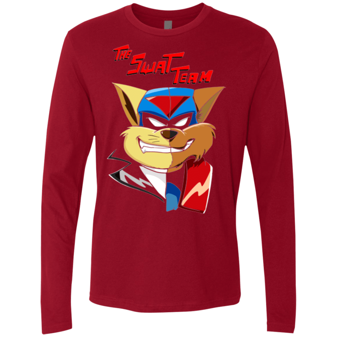 T-Shirts Cardinal / Small The Swat Team Men's Premium Long Sleeve