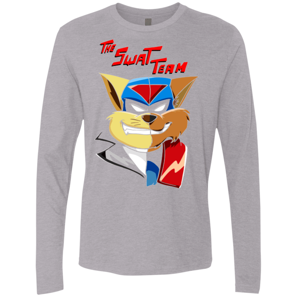 T-Shirts Heather Grey / Small The Swat Team Men's Premium Long Sleeve