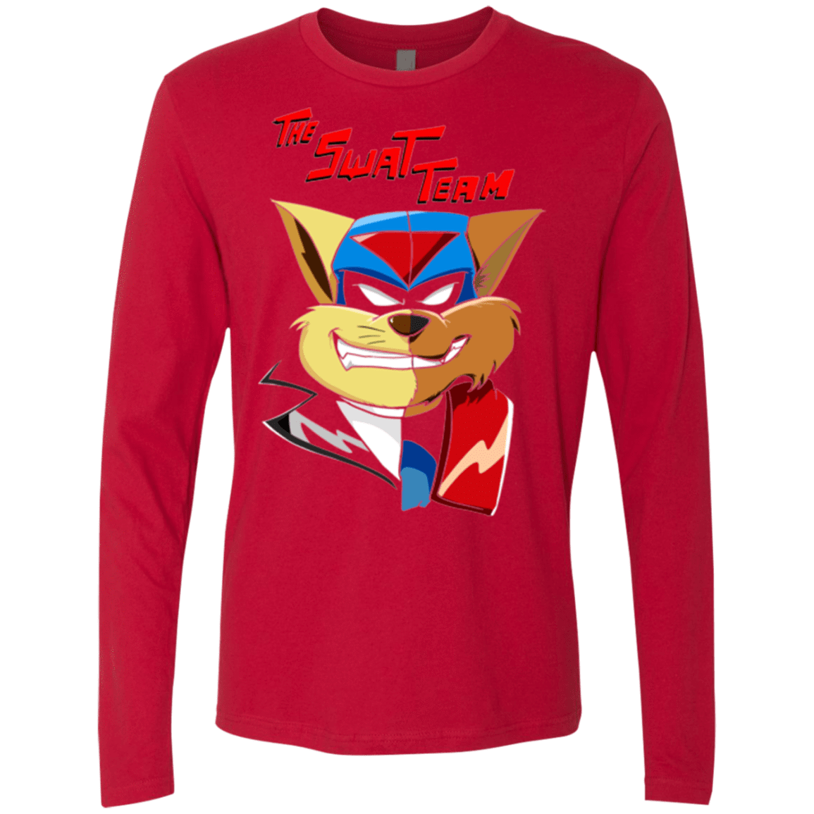 T-Shirts Red / Small The Swat Team Men's Premium Long Sleeve