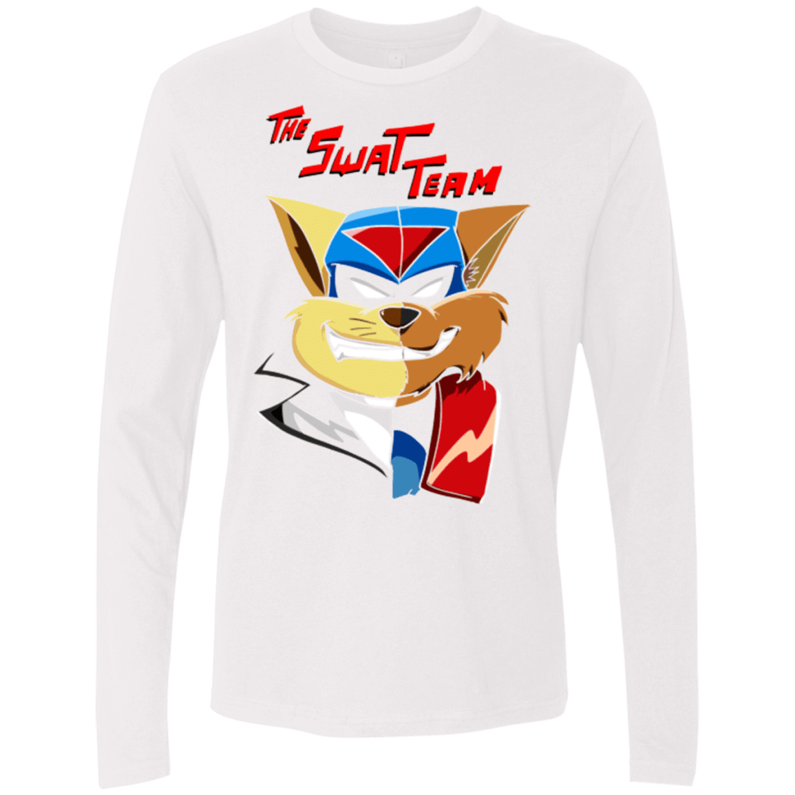 T-Shirts White / Small The Swat Team Men's Premium Long Sleeve