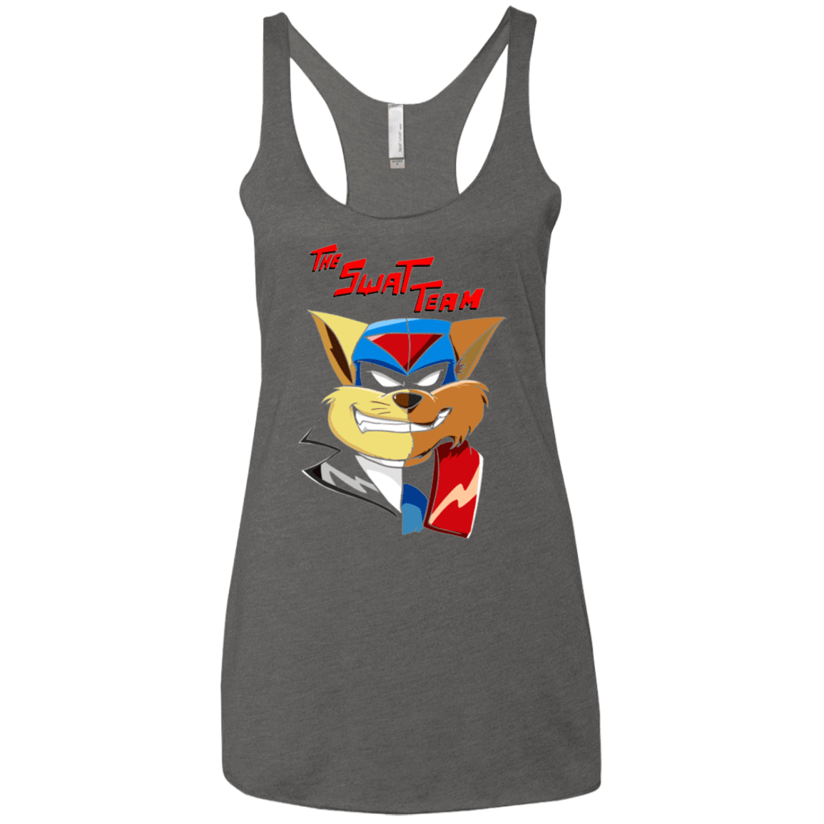 T-Shirts Premium Heather / X-Small The Swat Team Women's Triblend Racerback Tank