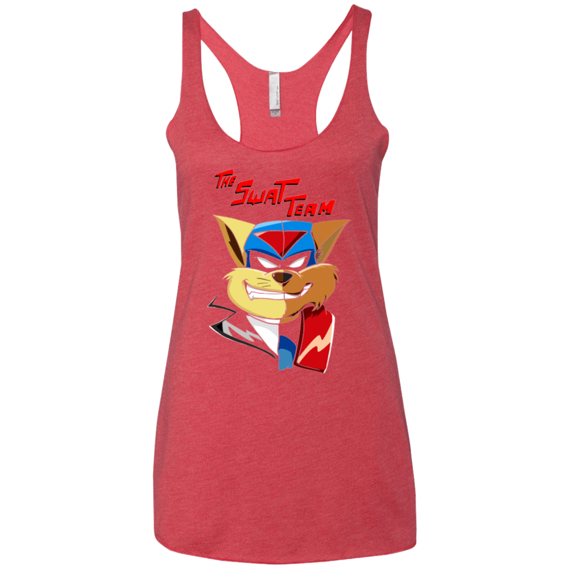 T-Shirts Vintage Red / X-Small The Swat Team Women's Triblend Racerback Tank
