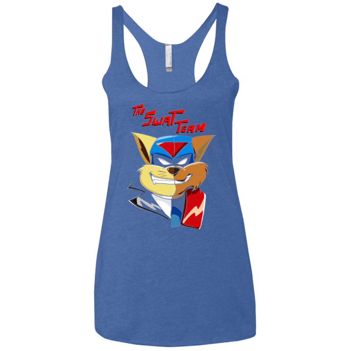 T-Shirts Vintage Royal / X-Small The Swat Team Women's Triblend Racerback Tank