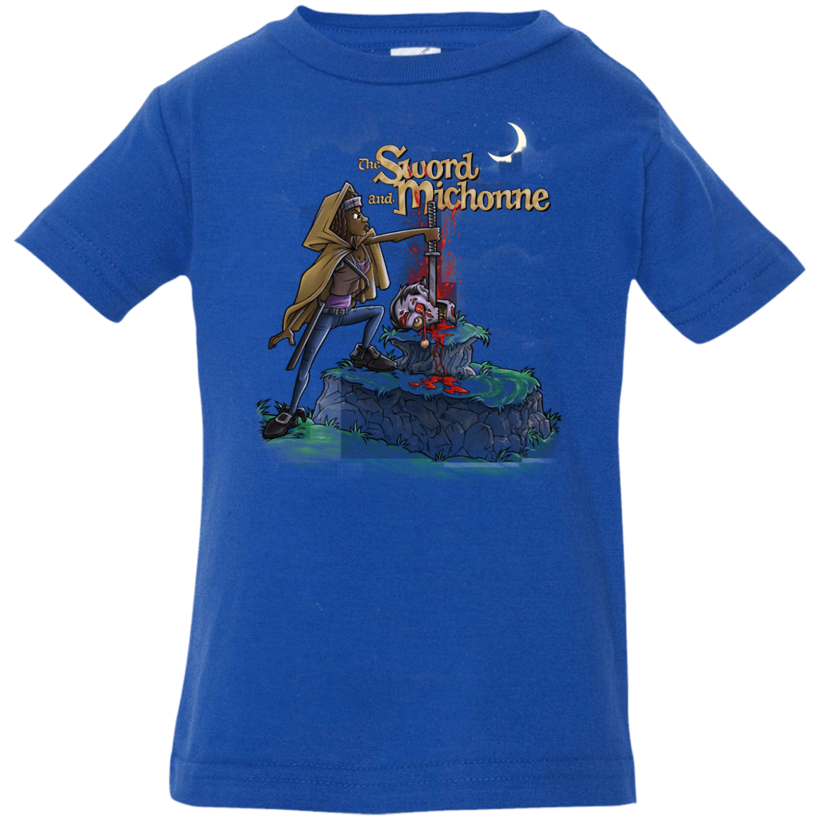 T-Shirts Royal / 6 Months The Sword and Michonne Infant Premium T-Shirt