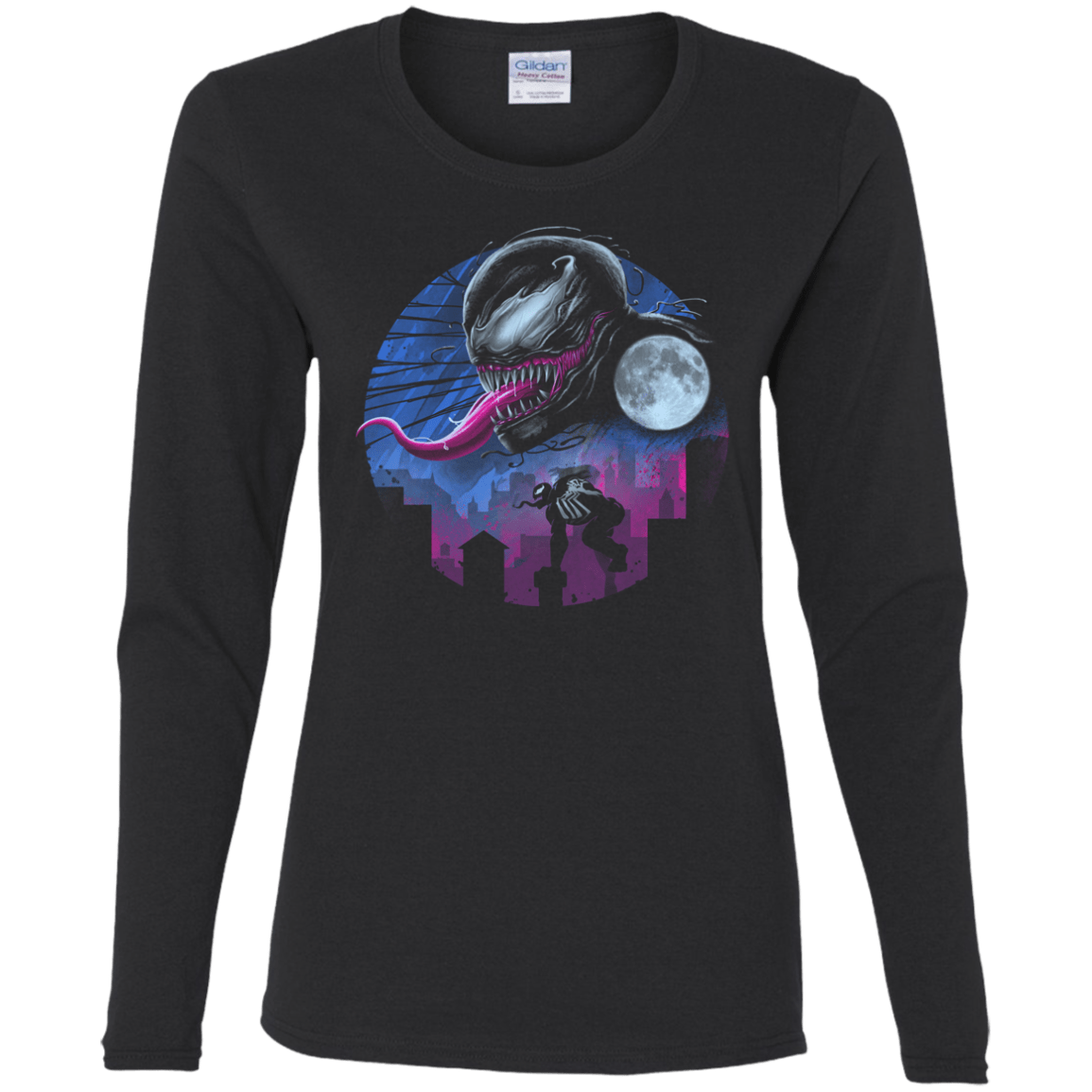 T-Shirts Black / S The Symbiote Story Women's Long Sleeve T-Shirt