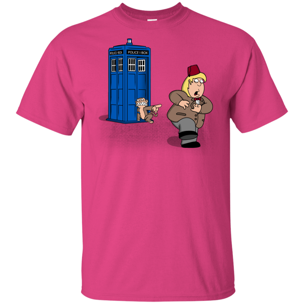 T-Shirts Heliconia / YXS The Tardis Monkey Youth T-Shirt
