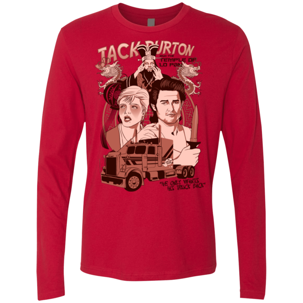 T-Shirts Red / Small The Temple of Lo Pan Men's Premium Long Sleeve