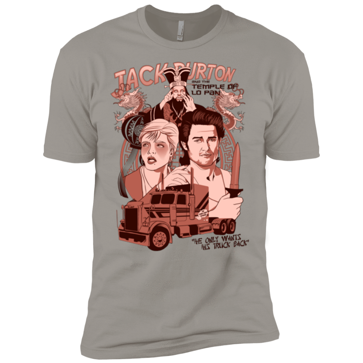 T-Shirts Light Grey / X-Small The Temple of Lo Pan Men's Premium T-Shirt