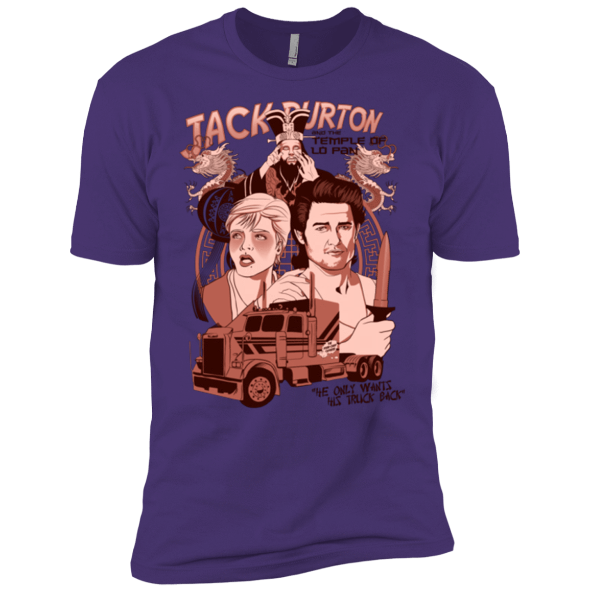 T-Shirts Purple / X-Small The Temple of Lo Pan Men's Premium T-Shirt