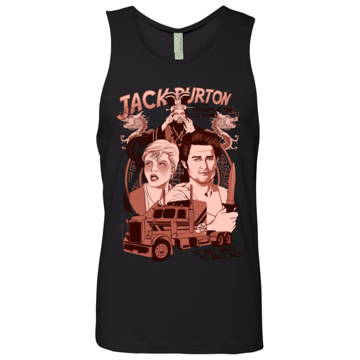 T-Shirts Black / Small The Temple of Lo Pan Men's Premium Tank Top