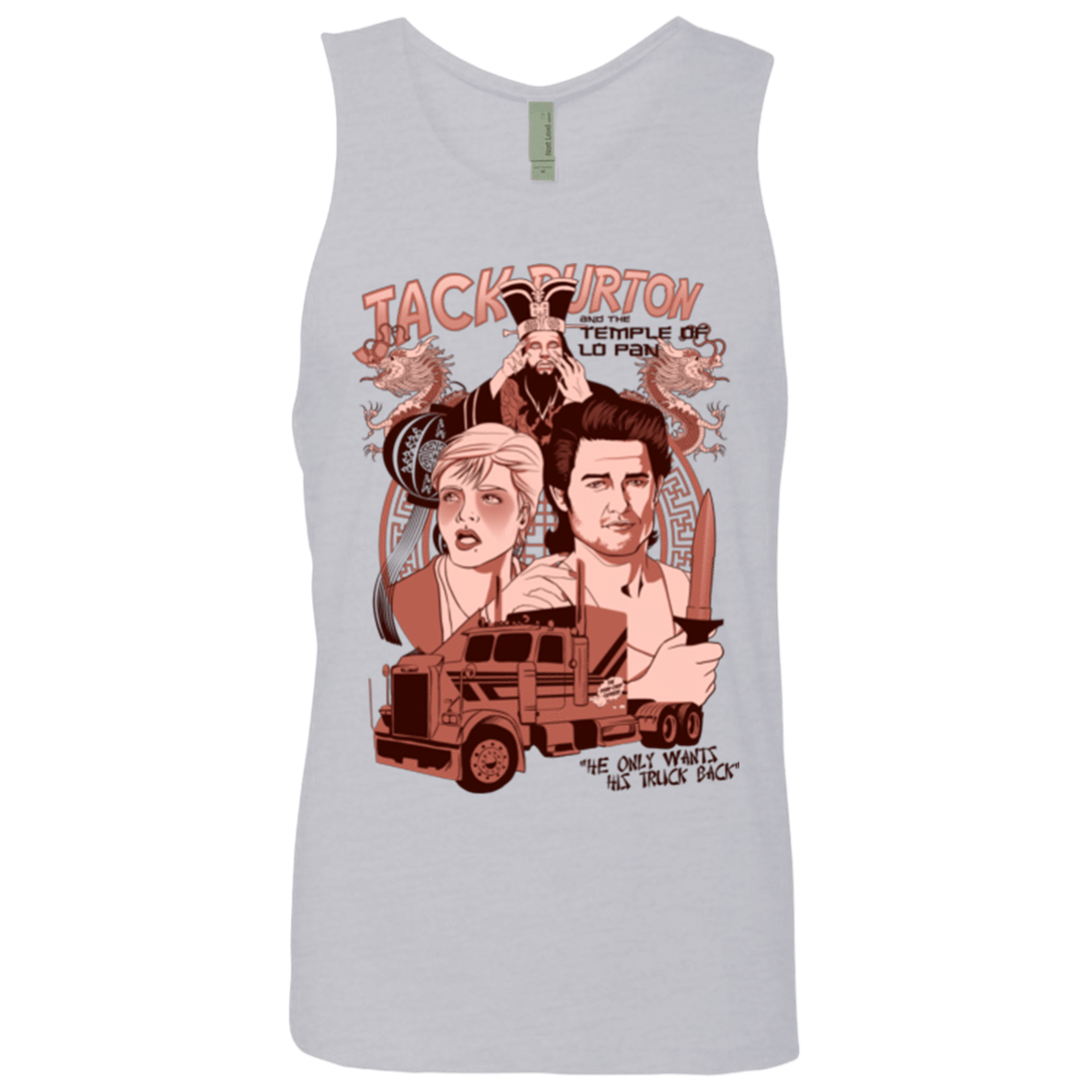 T-Shirts Heather Grey / Small The Temple of Lo Pan Men's Premium Tank Top